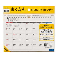 #日本能率協会（国内販売のみ） 2025年版 カレンダー ＮＯＬＴＹカレンダー卓上（Ａ５横） C241