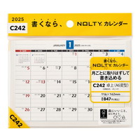 #日本能率協会（国内販売のみ） 2025年版 カレンダー ＮＯＬＴＹカレンダー卓上（Ａ６変型） C242