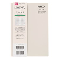 #日本能率協会 NOLTY 手帳 2025年 4月始まり A5 マンスリー ティオ 日曜始まり グレー 9303