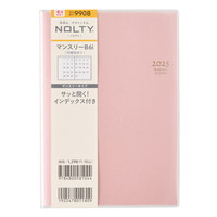 #日本能率協会 NOLTY 手帳 2025年 4月始まり B6 マンスリー 月曜始まり ピンク 9908