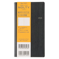 #日本能率協会 NOLTY 手帳 2026年 ウィークリー エクセルカジュアル 1 ブラック 1521 (2025年 12月始まり)