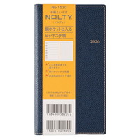#日本能率協会 NOLTY 手帳 2026年 ウィークリー エクセルカジュアル 3 ネイビー 1530 (2025年 12月始まり)