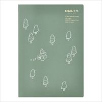 #日本能率協会(国内販売のみ） ノート NOLTYノートクリーム用紙・ニコレシピコラボ A5･方眼･192P クマサンポ NCG0103