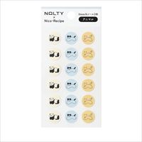 #日本能率協会(国内販売のみ） シール NOLTY丸シール・ニコレシピコラボ 16mm アニマル NNS1203