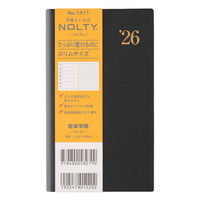 #日本能率協会 NOLTY 手帳 2026年 ウィークリー ワイド 1 ブラック 1411 (2025年 12月始まり)
