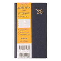 #日本能率協会 NOLTY 手帳 2026年 ウィークリー ワイド 2 ダークネイビー 1412 (2025年 12月始まり)