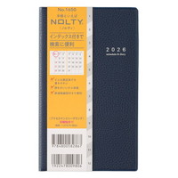 #日本能率協会 NOLTY 手帳 2026年 マンスリー アクセスグランデ ネイビー 1650 (2025年 12月始まり)