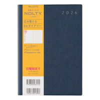 #日本能率協会 NOLTY 手帳 2026年 B6 ウィークリー エクリ 5 ネイビー 2272 (2025年 12月始まり)