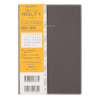 #日本能率協会 NOLTY 手帳 2026年 B6 マンスリー アクセス 2 ブラック 6479 (2025年 12月始まり)