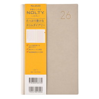 #日本能率協会 NOLTY U 手帳 2026年 ウィークリー ベージュ 6520 (2025年 12月始まり)