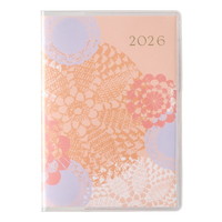 #日本能率協会 ペイジェム 手帳 2026年 マンスリー リュミエール プチ ピーチピンク 2177 (2025年 11月始まり)