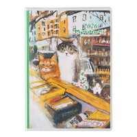 #日本能率協会 ペイジェム 手帳 2026年 A6 マンスリー マンハッタナーズ グラマシーの猫販売員 2461 (2025年 11月始まり)