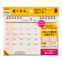 #日本能率協会 NOLTY 2026年 カレンダー 卓上 B6 C265