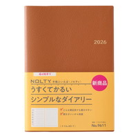 #日本能率協会(国内販売のみ） NOLTY 手帳 2026年 4月始まり A5 ウィークリー トリム キャメル 9611