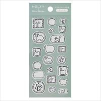#日本能率協会 シール ニコレシピコラボ･NOLTYイラストシール  プレート NNS1008