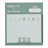 #日本能率協会 付箋 ニコレシピコラボ･NOLTY付箋  モリクマ NNF08