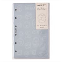 #日本能率協会 リフィル ニコレシピコラボ･NOLTYシステム手帳リフィル ミニ6 ガクブチ NRF0202