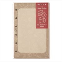 #日本能率協会 リフィル ニコレシピコラボ･NOLTYシステム手帳リフィル ミニ6 クッキー NRF0203