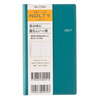 #日本能率（国内販売のみ） NOLTY 手帳 27年度版 ウィークリー ポケットカジュアル 1 サーフグリーン 1504 (2026年 12月始まり)