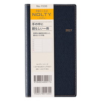 #日本能率（国内販売のみ） NOLTY 手帳 27年度版 ウィークリー エクセルカジュアル 3 ネイビー 1530 (2026年 12月始まり)