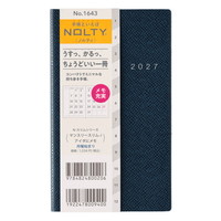 #日本能率（国内販売のみ） NOLTY 手帳 27年度版 マンスリー アクセス ネイビー 1643 (2026年 12月始まり)