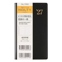 #日本能率（国内販売のみ） NOLTY 手帳 27年度版 ウィークリー ポケット 2 黒 1904 (2026年 12月始まり)
