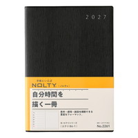 #日本能率（国内販売のみ） NOLTY 手帳 27年度版 B6 ウィークリー エクリ 1 ブラック 2261 (2026年 12月始まり)