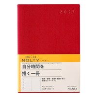 #日本能率（国内販売のみ） NOLTY 手帳 27年度版 B6 ウィークリー エクリ 1 レッド 2262 (2026年 12月始まり)