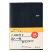 #日本能率（国内販売のみ） NOLTY 手帳 27年度版 A5 ウィークリー エクリ4 ダークネイビー 6319 (2026年 12月始まり)