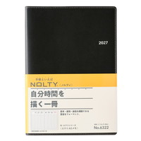 #日本能率（国内販売のみ） NOLTY 手帳 27年度版 A5 ウィークリー エクリ メモ ブラック 6322 (2026年 12月始まり)
