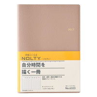 #日本能率（国内販売のみ） NOLTY 手帳 27年度版 A5 ウィークリー エクリ メモ グレージュ 6323 (2026年 12月始まり)