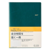 #日本能率（国内販売のみ） NOLTY 手帳 27年度版 A5 ウィークリー エクリ メモ ブルー 6324 (2026年 12月始まり)