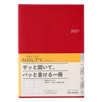 #日本能率（国内販売のみ） NOLTY 手帳 27年度版 A5 ウィークリー アクセス 2 レッド 6466 (2026年 12月始まり)