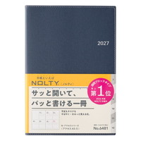 #日本能率（国内販売のみ） NOLTY 手帳 27年度版 A5 ウィークリー アクセス5 ネイビーブルー 6481 (2026年 12月始まり)