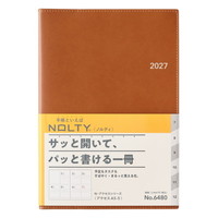 #日本能率（国内販売のみ） NOLTY 手帳 27年度版 A5 ウィークリー アクセス 5 キャメル 6480 (2026年 12月始まり)