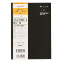 #日本能率（国内販売のみ） NOLTY 手帳 27年度版 A5 マンスリー ティオ ブラック 6800 (2026年 12月始まり)
