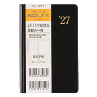#日本能率（国内販売のみ） NOLTY 手帳 27年度版 ウィークリー #日本能率（国内販売のみ）手帳 1 黒 1211 (2026年 12月始まり)