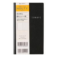 #日本能率（国内販売のみ） NOLTY 手帳 27年度版 ウィークリー ワイド 1 ブラック 1411 (2026年 12月始まり)