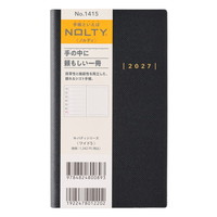 #日本能率（国内販売のみ） NOLTY 手帳 27年度版 ウィークリー ワイド 5 ブラック 1415 (2026年 12月始まり)