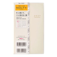 #日本能率（国内販売のみ） NOLTY 手帳 27年度版 マンスリー アクセスグランデ ホワイト 1652 (2026年 12月始まり)