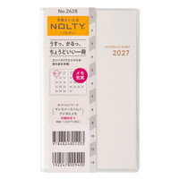 #日本能率（国内販売のみ） NOLTY 手帳 27年度版 マンスリー スリム アイダにメモ アイボリー 2628 (2026年 11月始まり)