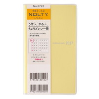 #日本能率（国内販売のみ） NOLTY 手帳 27年度版 マンスリー スリム イエロー 2723 (2026年 11月始まり)