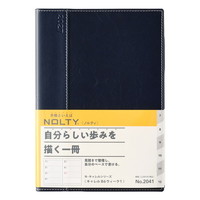 #日本能率（国内販売のみ） NOLTY 手帳 27年度版 B6 ウィークリー キャレル 1 ネイビー 2041 (2026年 12月始まり)