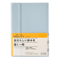 #日本能率（国内販売のみ） NOLTY 手帳 27年度版 B6 バーチカル キャレル 2 ブルー 2059 (2026年 12月始まり)