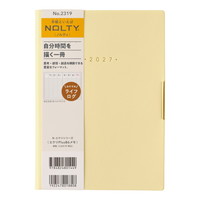 #日本能率（国内販売のみ） NOLTY 手帳 27年度版 B6 ウィークリー エクリPlus メモ パウダーイエロー 2319 (2026年 12月始まり)