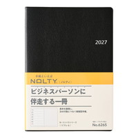 #日本能率（国内販売のみ） NOLTY 手帳 27年度版 A5 ウィークリー リフレ6 ブラック 6265 (2026年 12月始まり)
