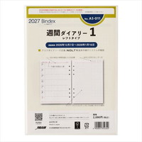 #日本能率（国内販売のみ） バインデックス 手帳 リフィル 27年度版 A5 ウィークリー レフトタイプ A5-011 (27年度版 1月始まり)