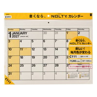 #日本能率（国内販売のみ） NOLTYカレンダー　27年度版壁掛け A3横 C111
