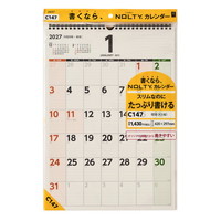 #日本能率（国内販売のみ） NOLTYカレンダー　27年度版壁掛け A3縦 C147