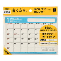 #日本能率（国内販売のみ） NOLTYカレンダー　27年度版卓上 B6横 C238